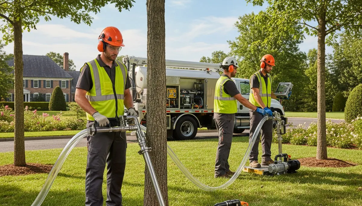 Tree fertilizing service in Las Vegas, NV supporting healthier desert trees