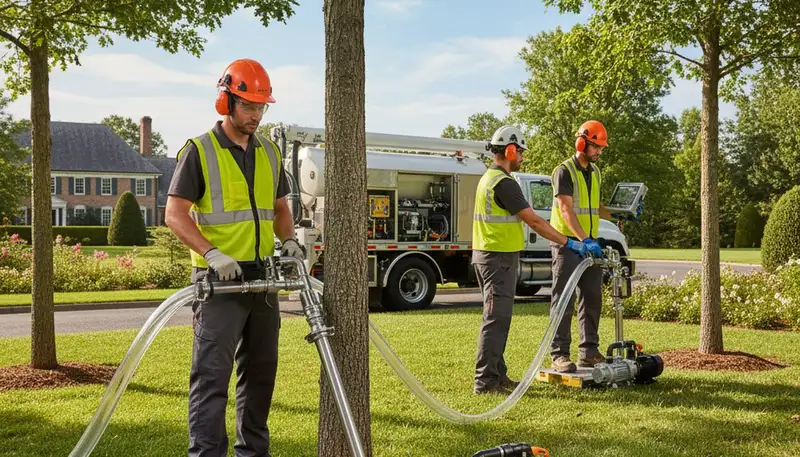 Tree fertilizing service in Las Vegas, NV supporting healthier desert trees
