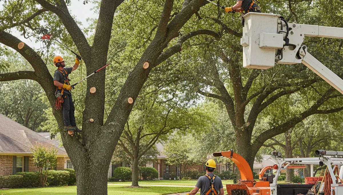 Las Vegas, NV arborist pruning a tree to improve health and reduce hazards