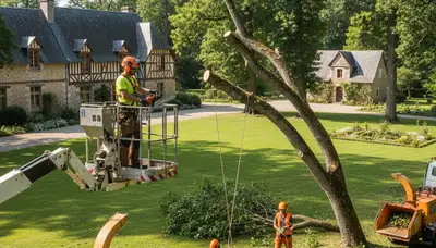 Tree service crew in Las Vegas, NV providing professional tree care and removal services