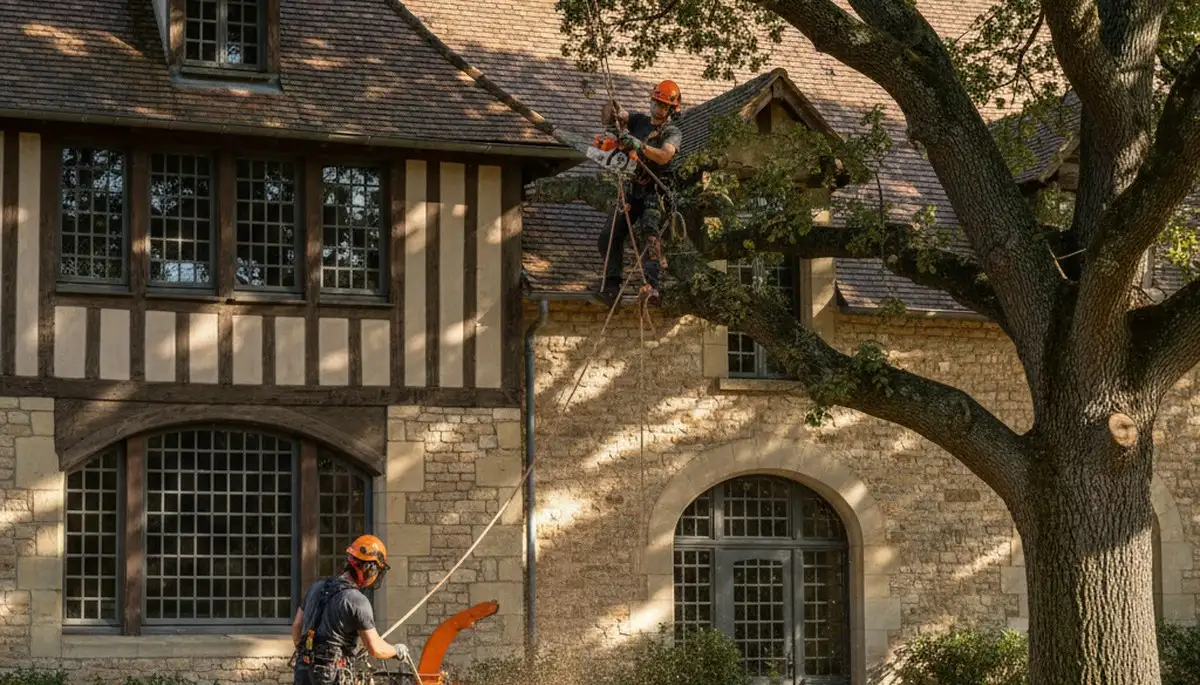 Las Vegas, NV tree service crew trimming and removing trees for safe, professional property care