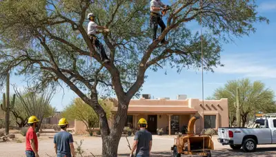 Las Vegas, NV tree service team providing professional tree trimming and removal for homeowners