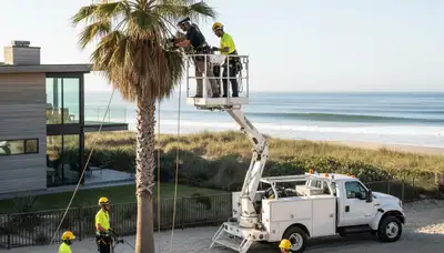Tree service crew in Las Vegas, NV providing professional tree trimming and removal services